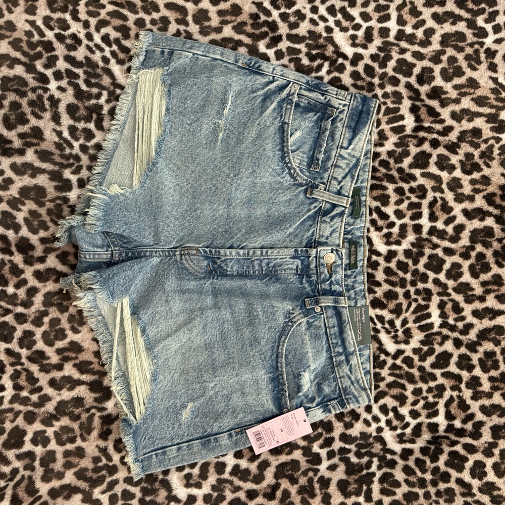Wild Fable Light Blue Distressed Jean Shorts